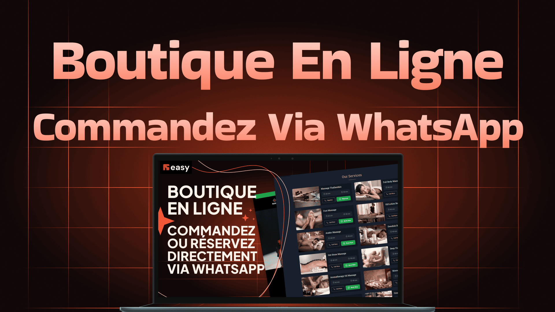 Création de site e-commerce connecté à WhatsApp Business