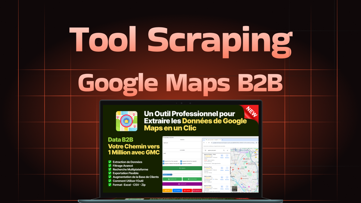 Soulution Scraping Google maps B2B